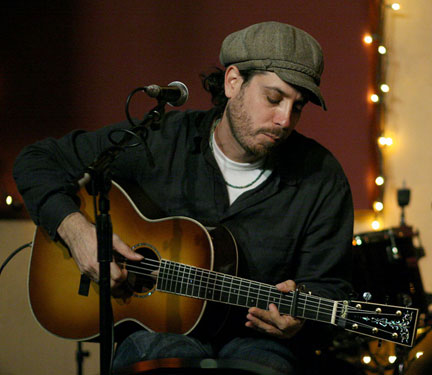 Danny's Martin guitar close-up